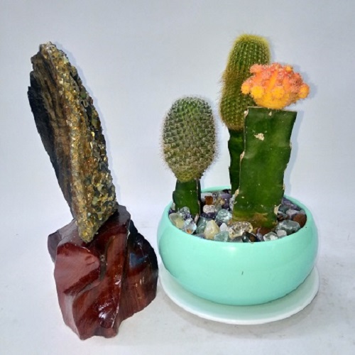 Đá Phong thuỷ vàng găm