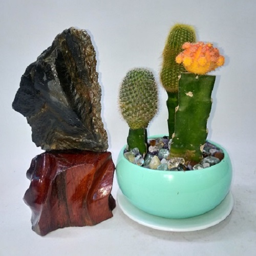 Đá Phong thuỷ vàng găm