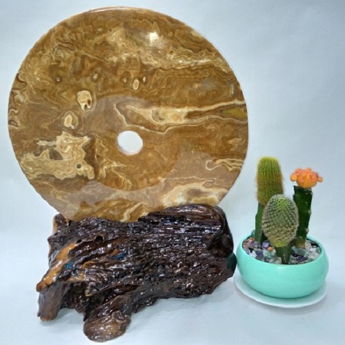 Đồng điếu đá phong thủy Canxit