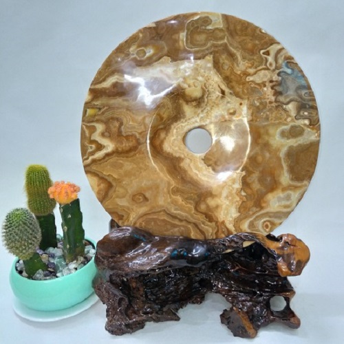 Đồng điếu đá phong thủy Canxit