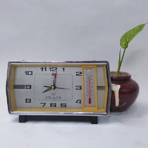 Đồng hồ để bàn MAG nội địa Nhật coi thời gian, nhiệt độ, độ ẩm, báo thức