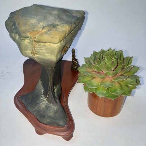 Đá cảnh tự nhiên Suiseki SK002