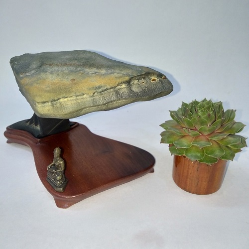 Suiseki-Đá tự nhiên mô tả phong cảnh SK002