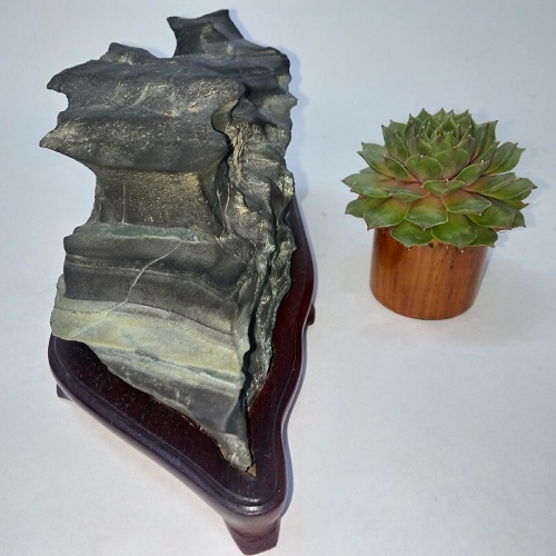 Suiseki-Đá tự nhiên mô tả phong cảnh SK005