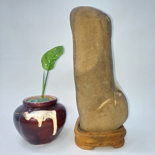 Suiseki-Đá tự nhiên mô tả phong cảnh SK013