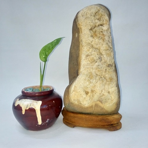 Suiseki-Đá tự nhiên mô tả phong cảnh SK013