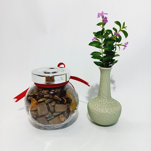 Hũ đá thạch anh tài lộc phong thủy