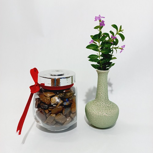 Hũ đá thạch anh tài lộc phong thủy