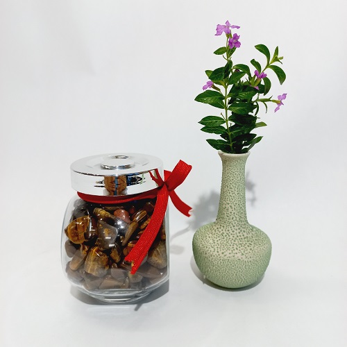 Hũ đá thạch anh tài lộc phong thủy