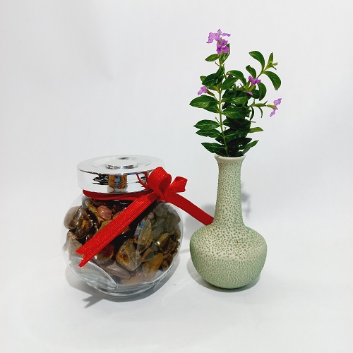 Hũ đá thạch anh tài lộc phong thủy