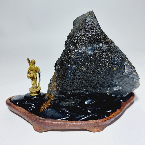 Hoa ưu đàm phong thủy đá Aragonit HD007