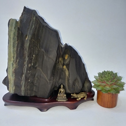 Suiseki-Đá tự nhiên mô tả phong cảnh Suiseki-Đá tự nhiên mô tả phong cảnh