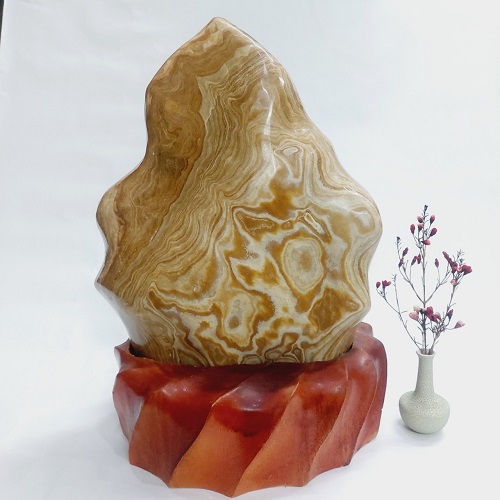 Cây đá phong thủy vân gỗ