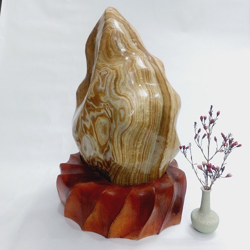 Cây đá phong thủy vân gỗ