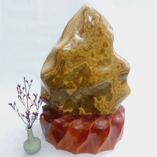 Cây đá phong thủy vân gỗ